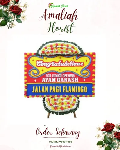 Bunga Papan Congratulation di Pakal